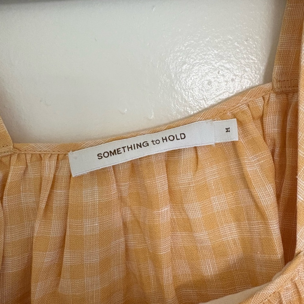 Something to Hold Tent Blouse Rhodes Yellow - Picture 4 of 6